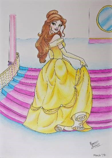 Belle, painting by Rakshta Sharma