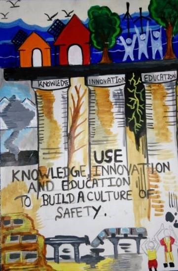 Use Knowledge, painting by Ravi Kumar