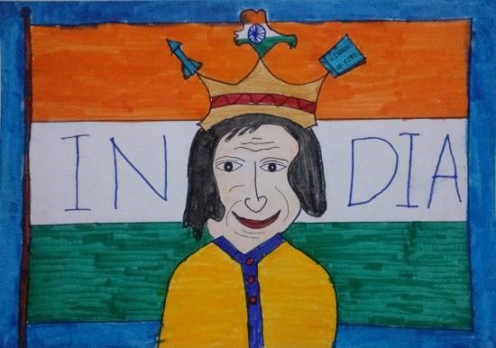 Proud to be an Indian, painting by Thiyakshwa Sureshkumar