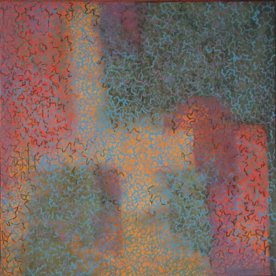 Surface Poem - 14, painting by Niteen Gupte