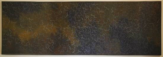 Surface Poem - 12, painting by Niteen Gupte