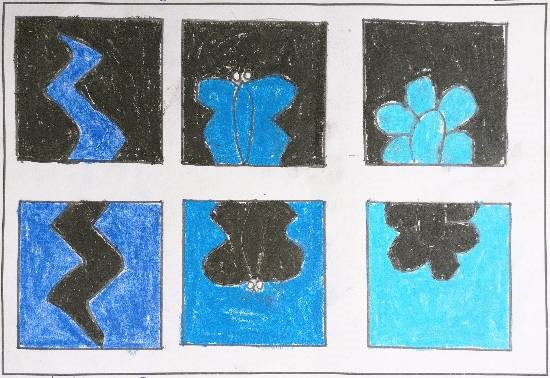 Butterfly, painting by Vedant Ashish Deodhar