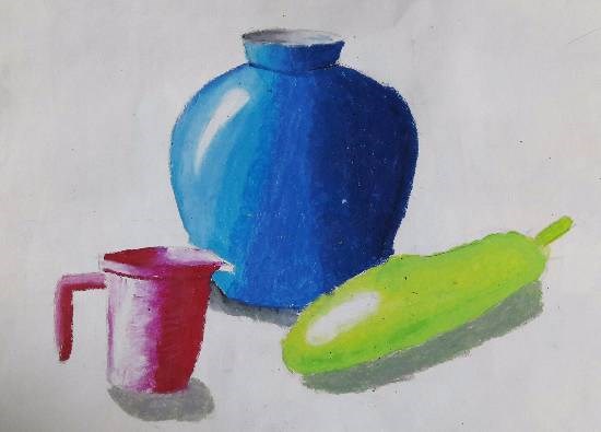 Still Life - 3, painting by Vrisha Milind Jhaveri