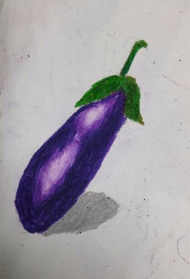 Vegetable, painting by Vrisha Milind Jhaveri