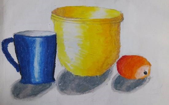 Still Life - 2, painting by Vrisha Milind Jhaveri