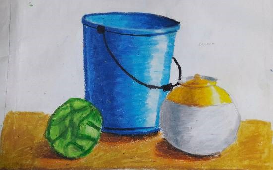 Still Life - 1, painting by Vrisha Milind Jhaveri