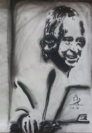 A. P. J. Abdul Kalam, painting by Rujuta Neerav Upadhyay