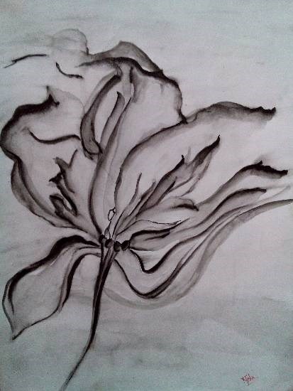 Black Beauty, painting by Nisha Sah Gangola