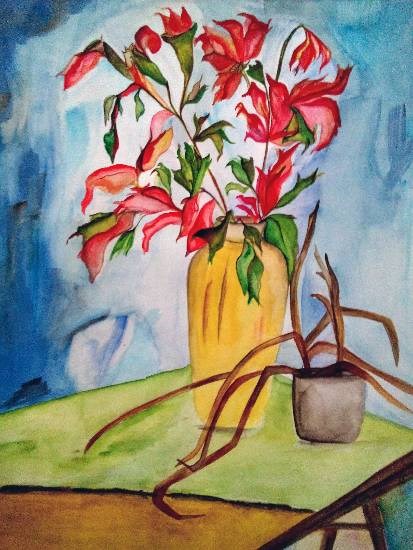 Untitled - 4, painting by Nisha Sah Gangola