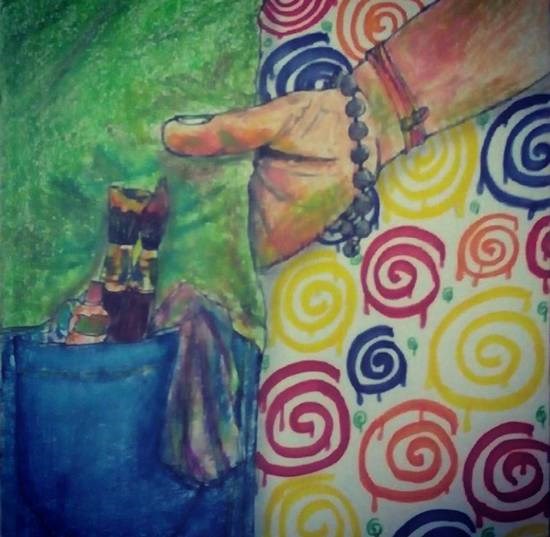 Untitled - 3, painting by Parth Anant Bhave