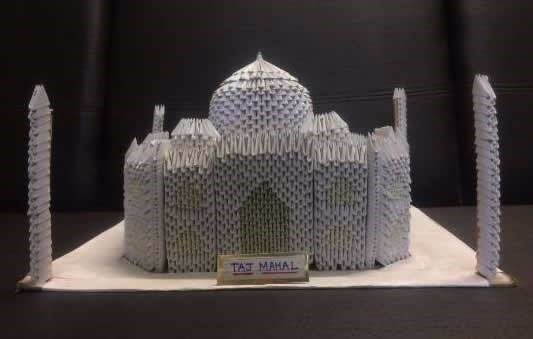 Taj Mal, painting by Manas Manoj Joshi