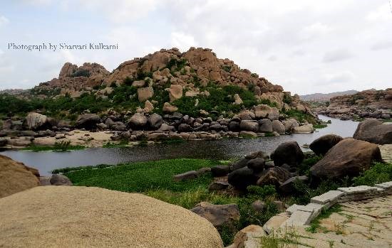 River, painting by Sharvari Pradeep Kulkarni