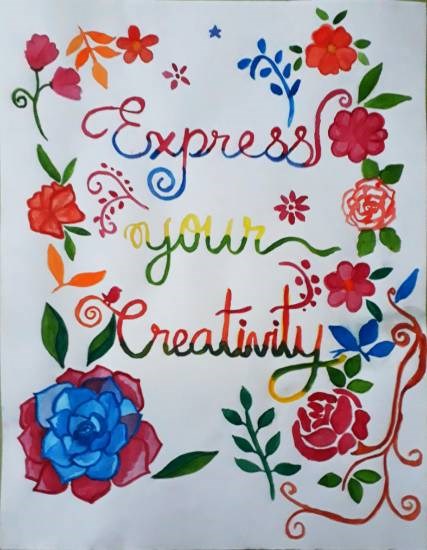 Creativity, painting by Sobana Nagarajan