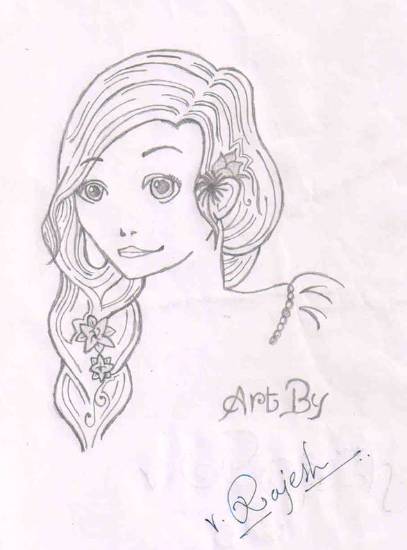 Painting by Vattam Rajesh - Untitled - 25