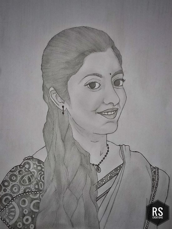 Rochana, painting by Vattam Rajesh