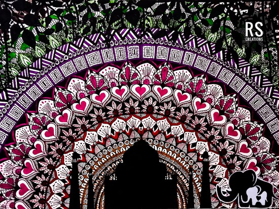 Mandala, painting by Vattam Rajesh