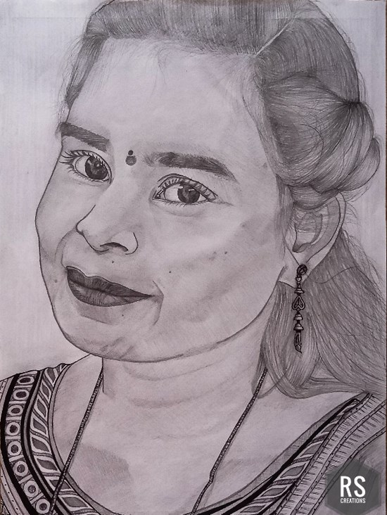 Nari Nari, painting by Vattam Rajesh
