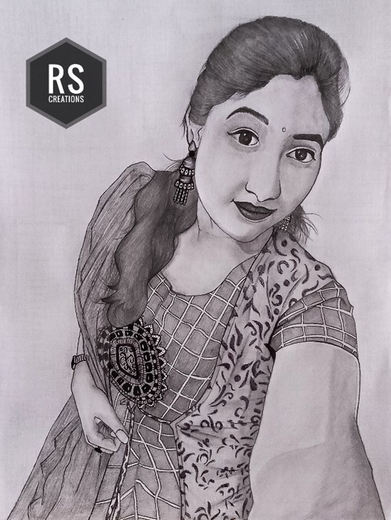 Uma Maharana, painting by Vattam Rajesh