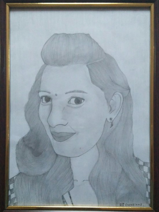 Divya Vegi, painting by Vattam Rajesh