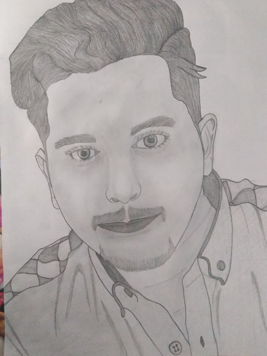 Bhai, painting by Vattam Rajesh