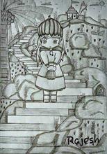 Painting  by Vattam Rajesh - Devotional