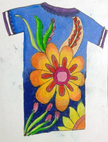 Painting  by Mahee Kaushik Desai - Floral design