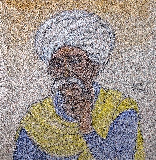 Untitled - 35, painting by Natubhai Mistry