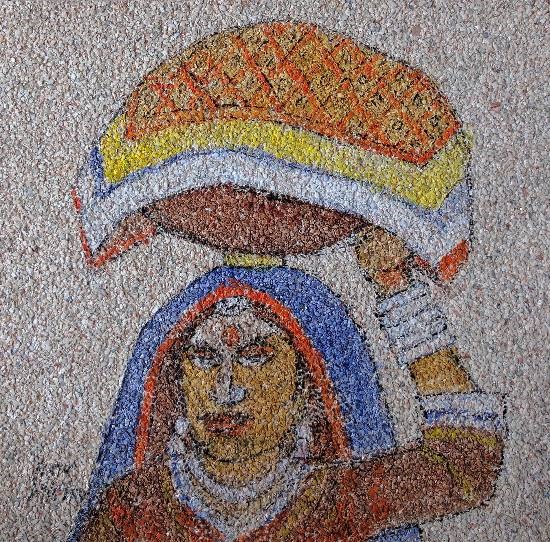 Untitled - 10, painting by Natubhai Mistry