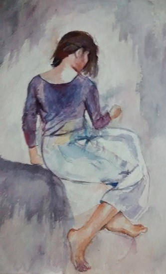 Mood, painting by Mrudula Bapat