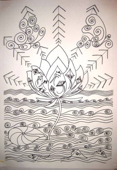 painting by Girijaa Upadhyay - Equality For a Limitless Sky