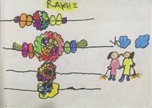 painting by Aashvi Ashutosh Karle - Rakhi