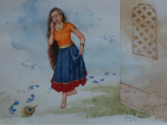 Painting by Advait Kishor Nadavdekar - Foot Print
