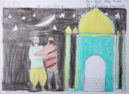 Painting  by Dipti Kamble - Eid Mubarak
