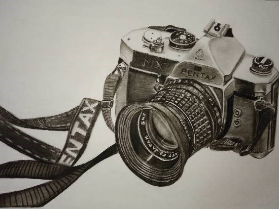 Camera Still, painting by Manas Chawla