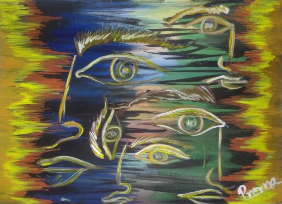 Painting  by Prerna Jain - Power of eyes