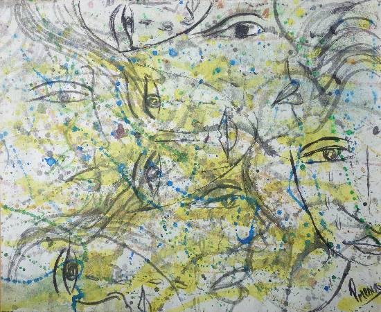 Abstract, painting by Prerna Jain