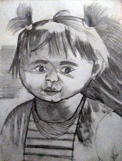 Girl Child, painting by Prerna Jain