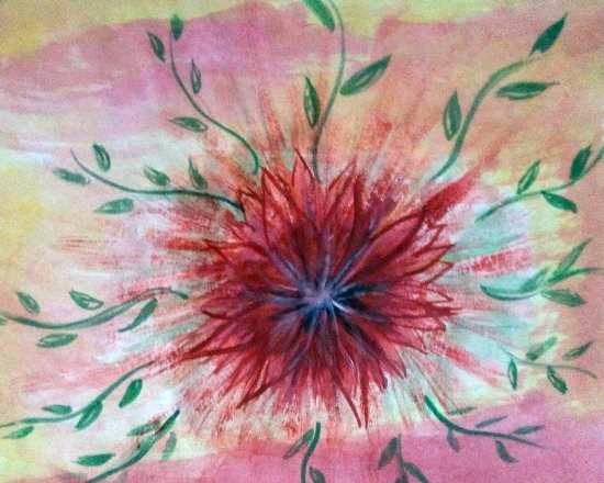 Flower, painting by Prerna Jain