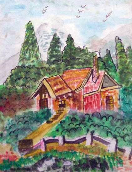 House, painting by Prerna Jain