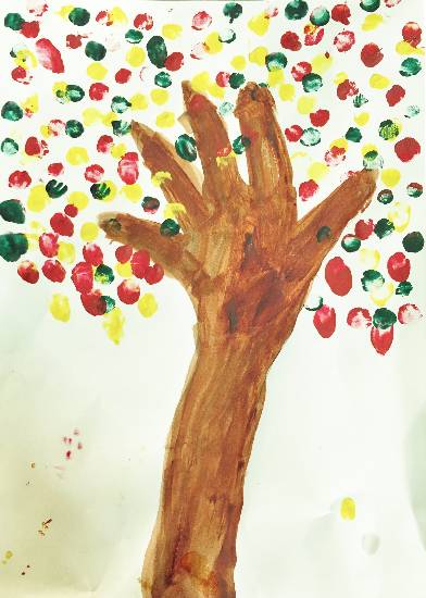 Painting  by Amelia Ajith John - Tree