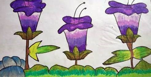 Flower, painting by Sejal Vishnu Khandelwal