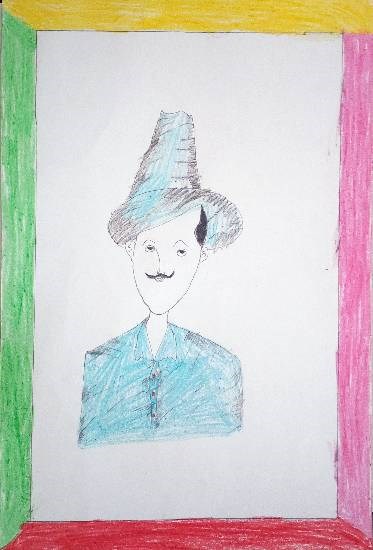 Bhagat Singh, painting by Sonia 