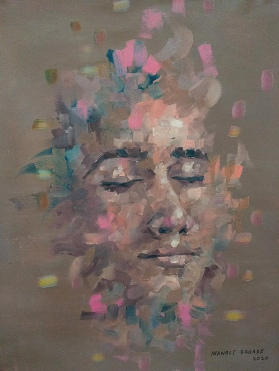 Towards the infinity, painting by Manali Bagade