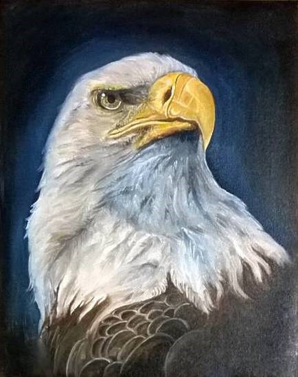 The Eagle, painting by Manali Bagade