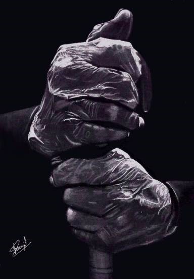 The Godfather, painting by Pranjal Singh