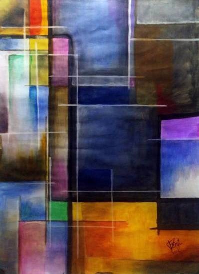 Altering The Truth, painting by Pranjal Singh