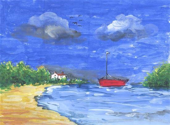 Nature, painting by Deetya Hitesh Jain