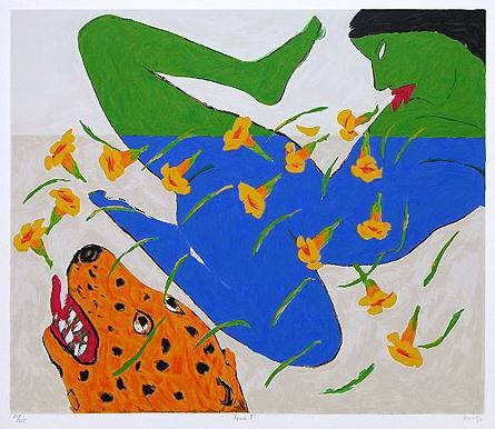 Apsara, painting by Amit Ambalal