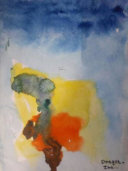 Dragon, painting by Ira Bandekar