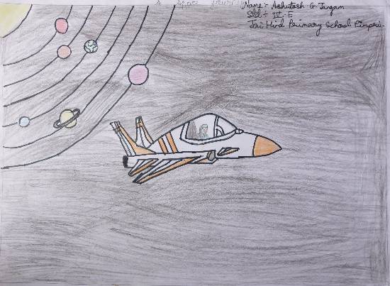 Painting  by Ashutosh Jangam - Outer space